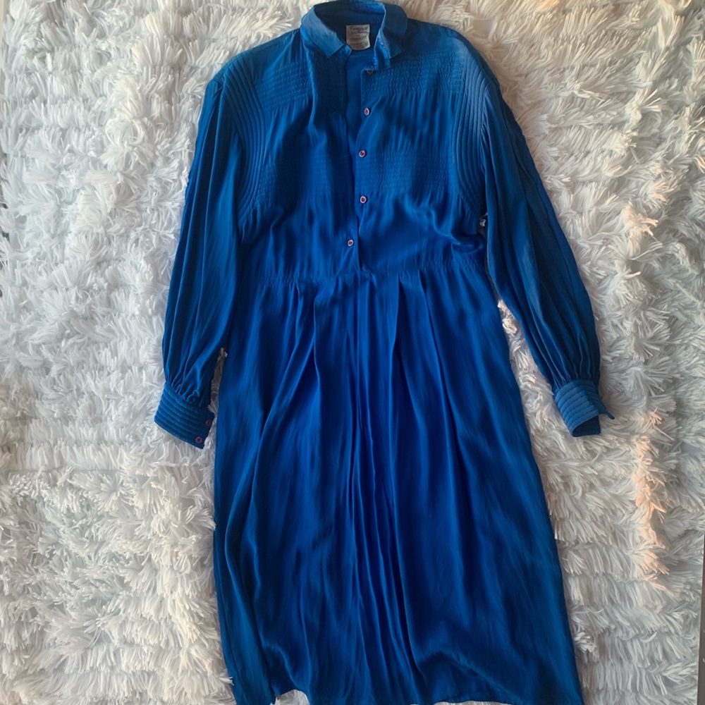 Vintage Francesca of Damon for Starington 100% Silk Dress